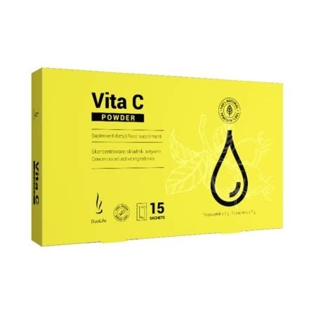 Duolife Vita C Powder, 15 saszetek x 7 g | Allecco.pl
