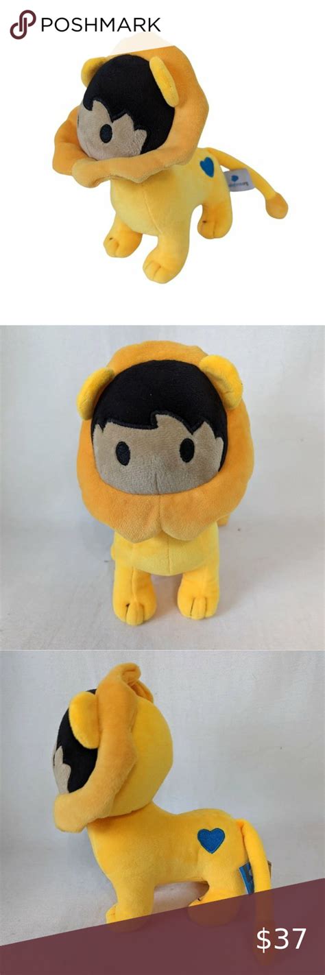 Salesforce Lionheart Astro Lion Stuffed Animal Plush Yellow 8in Dreamforce | Lionheart, Astro, Plush