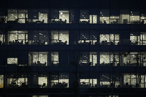 Office Buildings during Night Time · Free Stock Photo