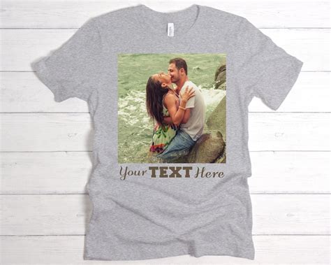 Custom Photo Shirt Custom Shirt Tshirtcustom Photo Shirts - Etsy