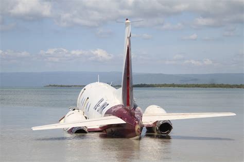 Jamaican police hunt occupants after plane crash lands in smuggling ...