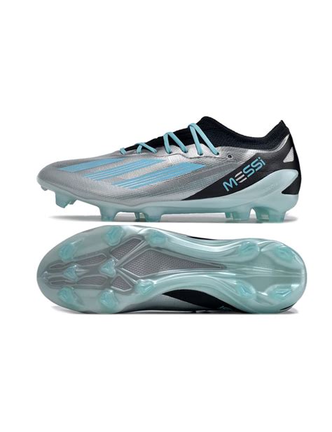 2023 adidas X Crazyfast Messi .1 FG Silver Blue Black