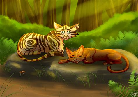 Mousefur and Longtail .:Warrior Cats:. §^ River ^§ - Illustrations ART street