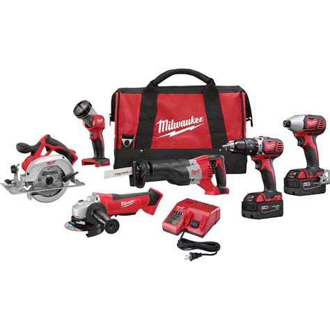 【爆売りセール開催中！】 Times-kMilwaukee M18 Cordless LITHIUM-ION 6-Tool Combo Kit ...