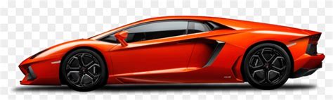 Red Auto - Lamborghini Aventador Lp 700 4 Side View, HD Png Download ...