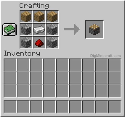 How to make a Piston in Minecraft