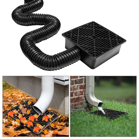 Buy Gutter Downspout Extensions, Upgraded Rain Gutter Downspout Extension, Low Profile Catch ...