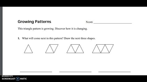 Growing Patterns - YouTube