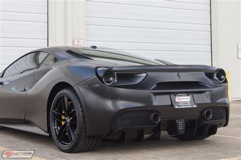 Used 2017 Ferrari 488 GTB Matte Black For Sale (Special Pricing) | BJ ...