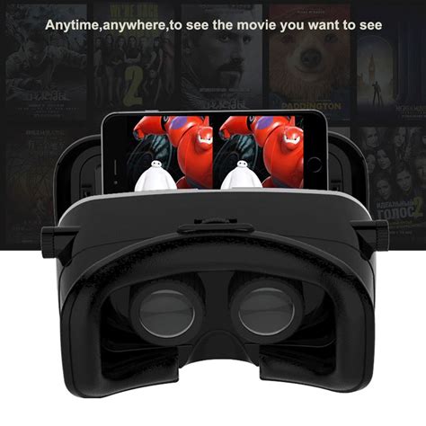 360 Viewing Immersive Virtual Reality 3D Glasses Headset VR Helmet Head ...