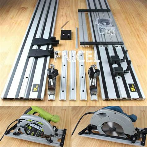 Universal Electric Circular Saw Guide Rail with Adjustable Saw Base for Circular Saw,Woodworking ...