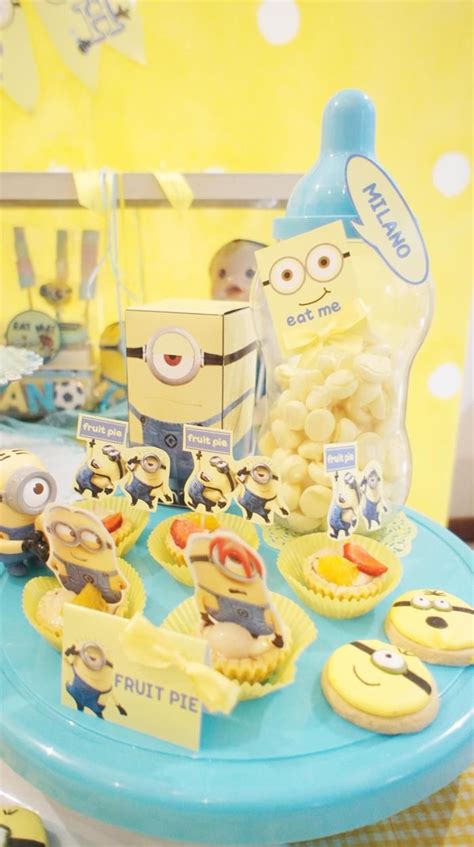 Despicable Me Party Planning Ideas Supplies Idea Decorations Cake | Despicable me party, Minion ...