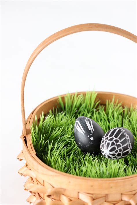 No Mess Easter Basket Grass