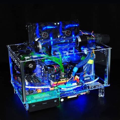 QDIY PC-D779XL E-ATX Large Motherboard Personalized Cool PC Case Water ...