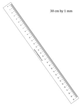 Printable Ruler Centimeters