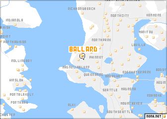 Ballard (United States - USA) map - nona.net