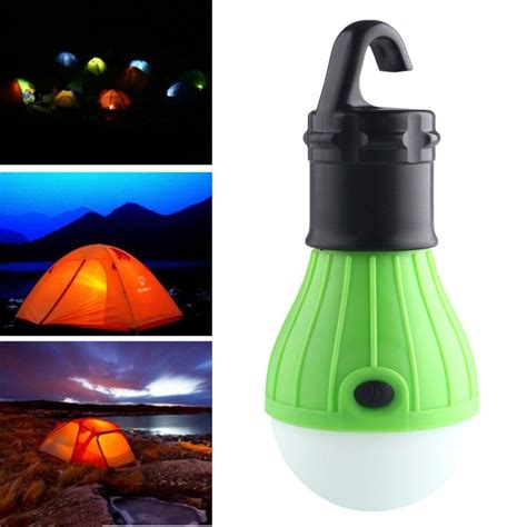 Soft Light Outdoor Hanging LED Camping Tent Light Bulb Fishing Lantern ...