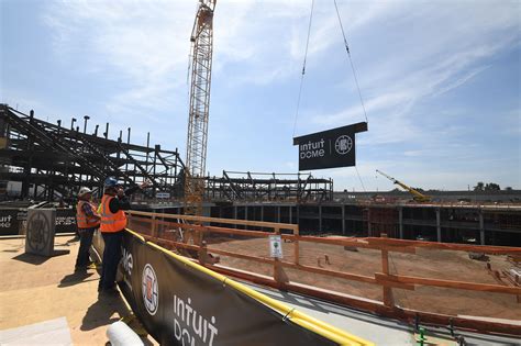 Intuit Dome milestone marked: concrete frame completed - Arena Digest