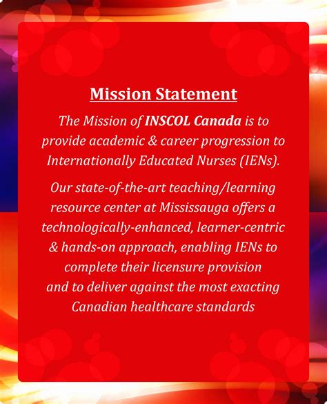 √ 20 Personal Nursing Mission Statements ™ | Dannybarrantes Template