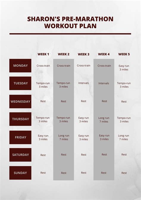 Free, custom printable workout planner templates online | Canva