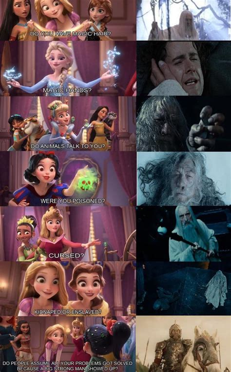 Gandalf is a Disney princess confirmed : r/lotrmemes