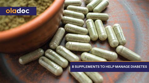 8 Supplements to Help Manage Diabetes | Diabetes Management | oladoc.com