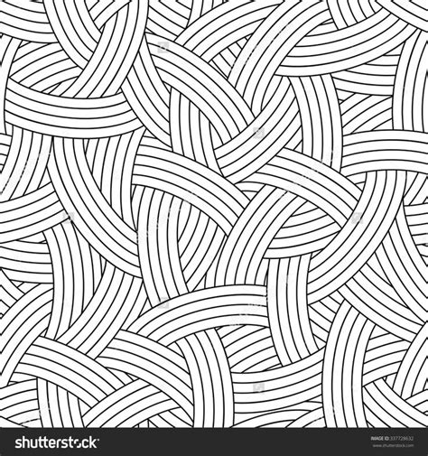 Vector linear seamless pattern. Hand drawn graphic illustration ...