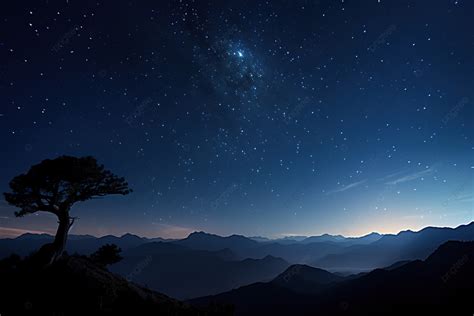 Langit Malam Dengan Bintang, Resolusi Tinggi, Taman Nasional, Pohon ...