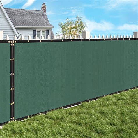 HomGarden 6x50FT Heavy Duty Privacy Screen Fence, Chain link Green ...