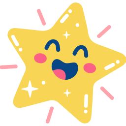 Gold star Stickers - Free smileys Stickers