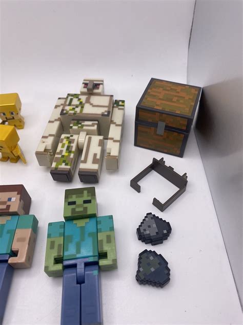 Lot of Plastic Minecraft Toys Action Figures 1” To 4” Figures | eBay