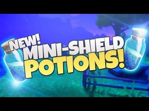 Fortnite NEW MINI SHIELD POTION - YouTube