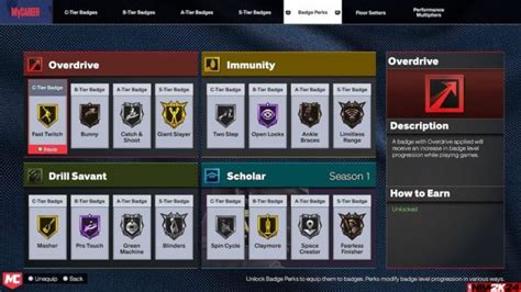 NBA 2K24 Badge System Explained: NBA Player Template, Level Progression ...