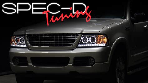 SPECDTUNING INSTALLATION VIDEO: 2002-2005 FORD EXPLORER 1PC LED HALO ...