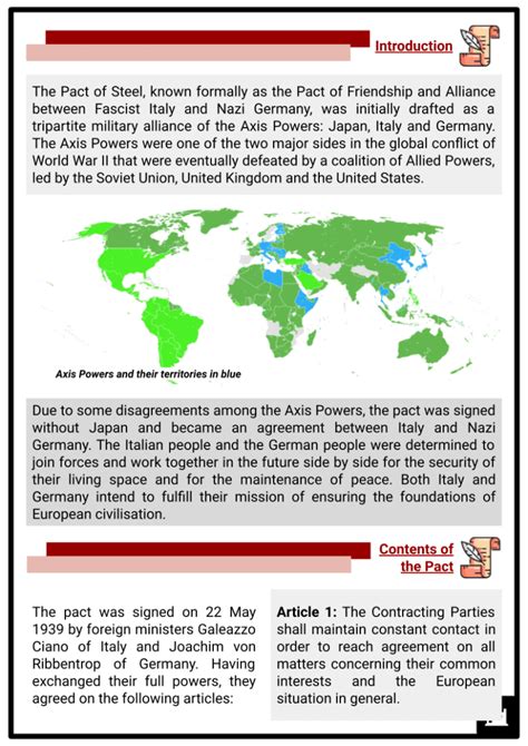 Pact of Steel, German-Italian Agreement, Second World War