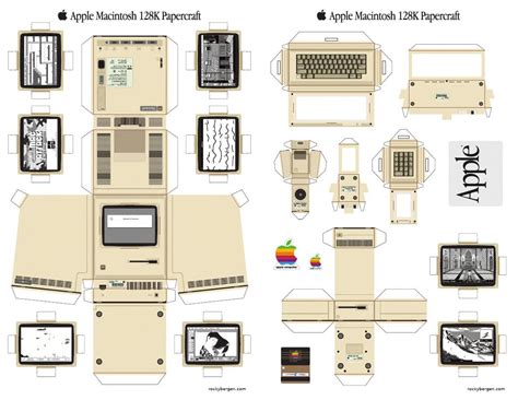 Vintage Computer Papercraft - deskthority