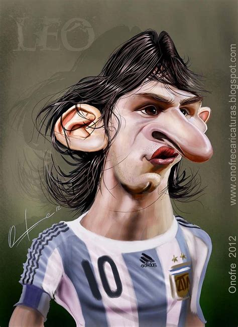 Caricatura de Leo Messi | Caricaturas divertidas, Caricaturas de ...