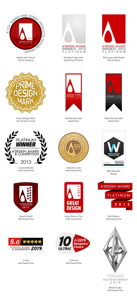 A' Design Award and Competition - Award Logo and Badges