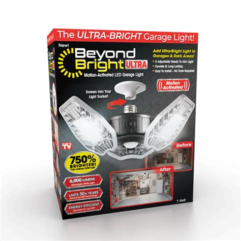 Beyond Bright Ultra, As Seen on TV, Motion Activated LED Garage Light, 1 ct - Walmart.com ...