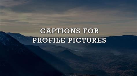 Caption for Profile Picture What You Need Most | AnyCaption | Best caption for facebook, Picture ...