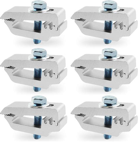 Amazon.com: QYMOPAY Aluminum Mounting Clamps Tonneau Cover Clamps Truck Topper Clamps for Truck ...