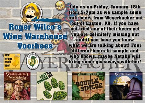 Weyerbacher at Roger Wilco Voorhees | New Jersey Craft Beer