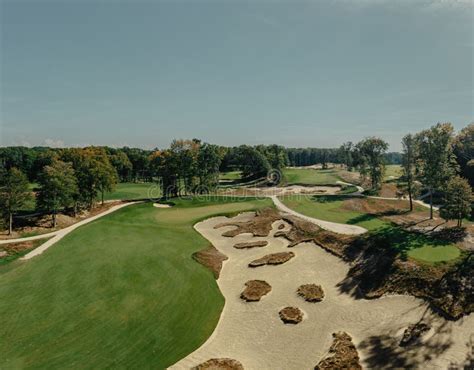 Aerial View of the American Dunes Golf Club Fields Under the Blue Sky ...