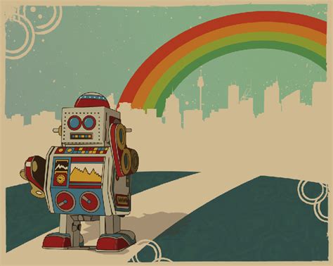 🔥 [50+] Retro Robot Wallpapers | WallpaperSafari