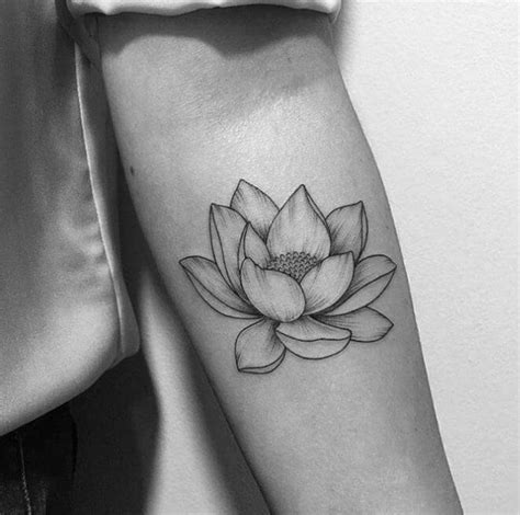 150+ Lotus Flower Tattoo Designs With Meanings (2019) Small Simple ...