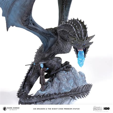 Game of Thrones: Ice Dragon & The Night King Premier Statue – Dark ...