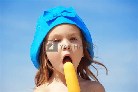 Little girl eating ice cream by alenkasm Vectors & Illustrations with Unlimited Downloads ...