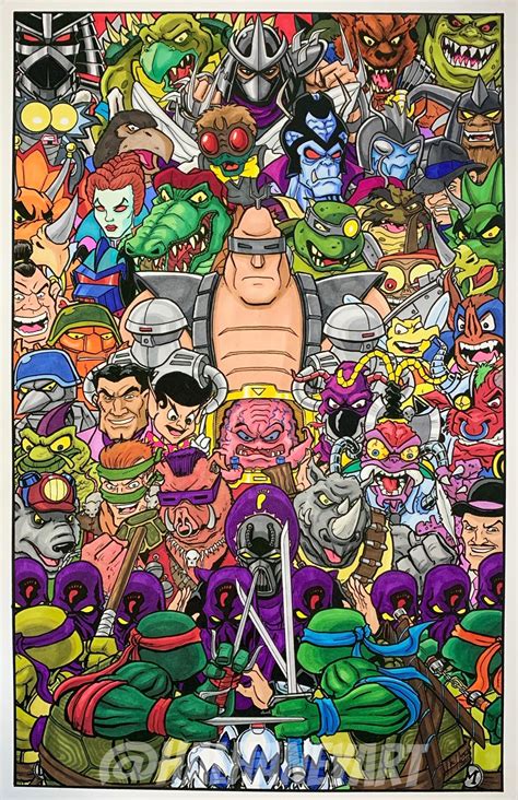 TMNT Villains by Hal Haney : r/TMNT