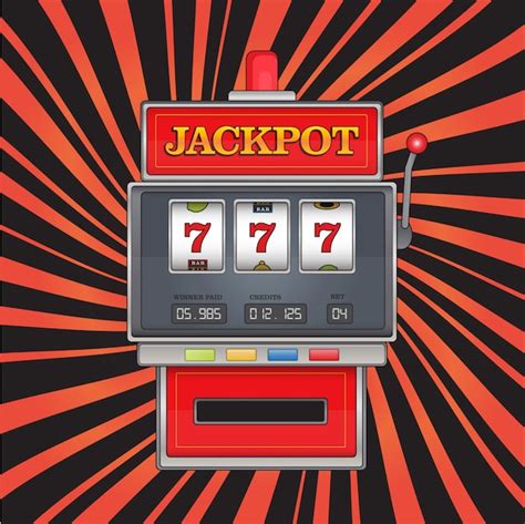 Premium Vector | Bright illustration on jackpot theme. red slot machine ...