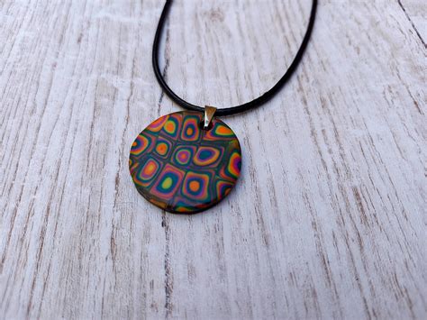 Polymer Clay Necklace - Etsy